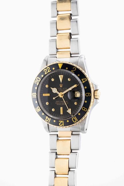 ROLEX
GMT-Master
Réf. : 1675
Vers : 1978.
Boîtier 