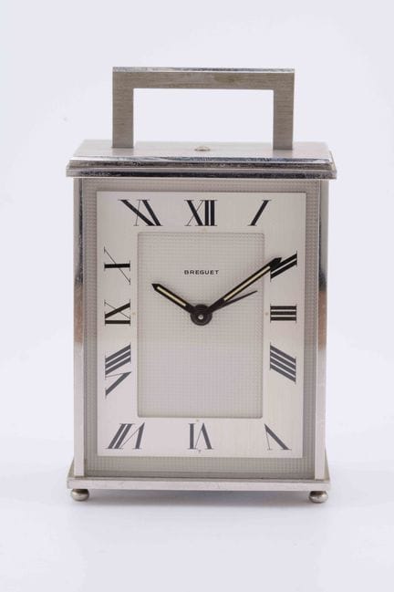 BREGUET
Pendulette réveil de voyage
Vers : 1970.
B