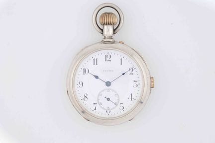 ZENITH
Montre de Gousset
Vers : 1900.
Boîtier : ro