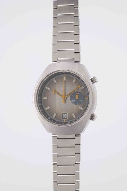 HEUER 
Carrera Chronographe 
Réf : 150.573 F
Vers 