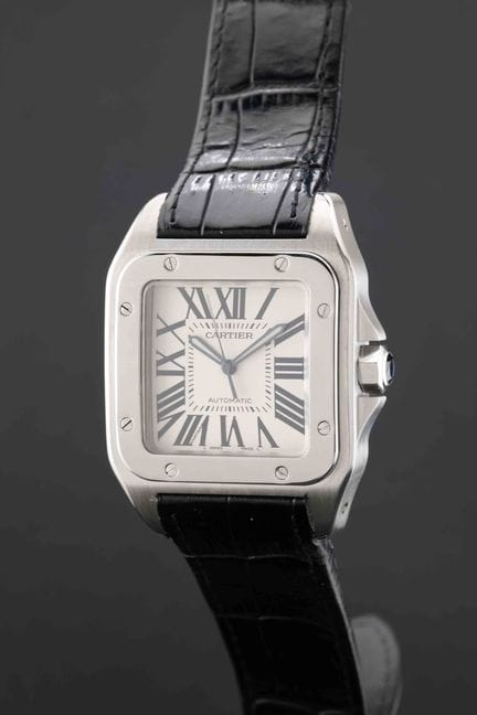 CARTIER
Santos 100
Réf : 2656
Vers : 2010.
Boîtier
