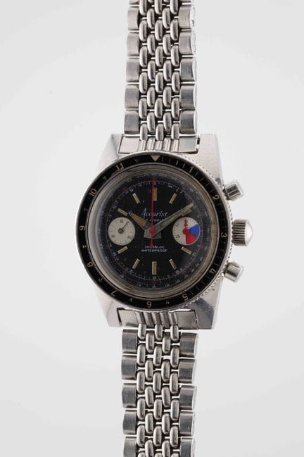 ACCURIST
Chronographe Yachting
Vers : 1970.
Boîtie