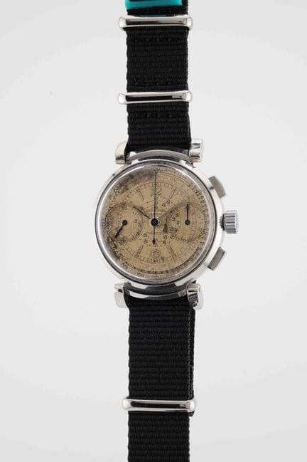 UNIVERSAL GENEVE 
Compur Chronographe
Vers : 1940
