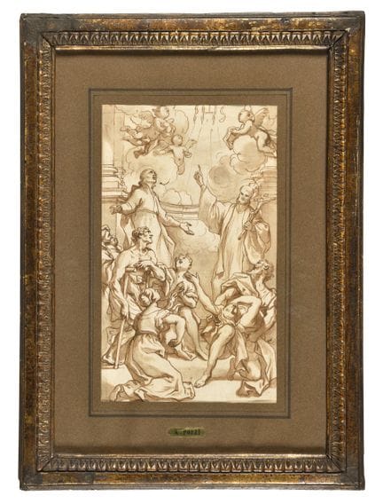 Andrea POZZI (1778–1833), attributed to
Two Saints