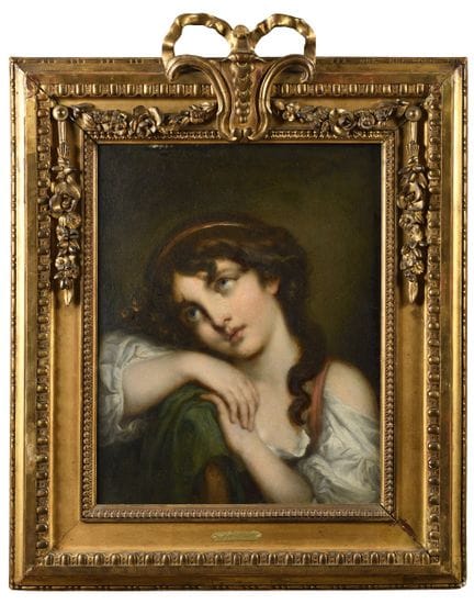 让娜-菲利贝尔-勒杜 (1767-1840)
少女肖像 
板上油画 
高 46 厘米，宽 37 厘米