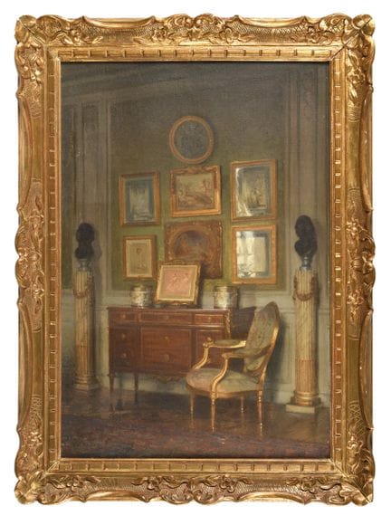 Paul THOMAS (1859–1910)
Bourgeois Interior with Ch