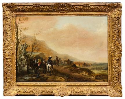 Philips WOUWERMAN (Haarlem 1619-1668)
Horsemen hal