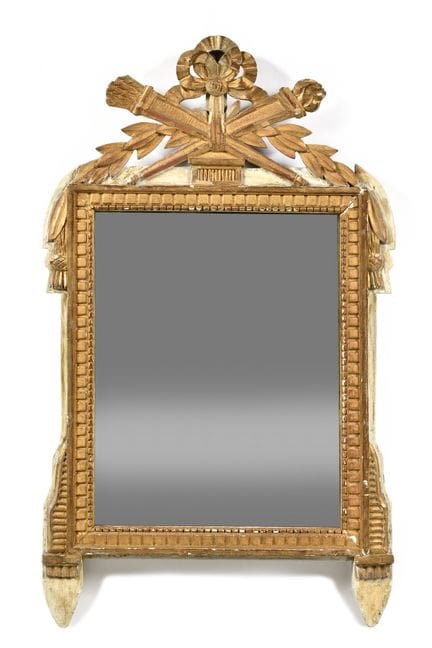 ESPEJO DE TOILETTE, 
De forma rectangular, de made