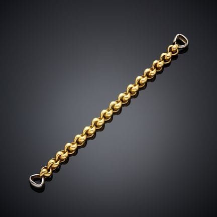 POMELLATO "Ancora".
Bracelet en or jaune et gris 7
