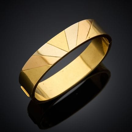 ADRIANO CHIMENTO.
Bracelet en or jaune 750 millièm