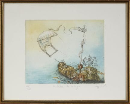 Raffi KAISER (born in 1931).
“The Ship of Plenty.”