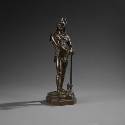 Marcel DEBUT (1865–1933).
Vercingetorix.
Bronze wi