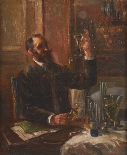 Painting from the second half of the 19th century.