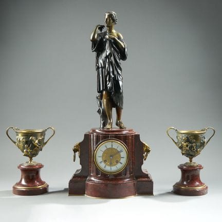 Fireplace ornament.
Napoleon III period.
It consis