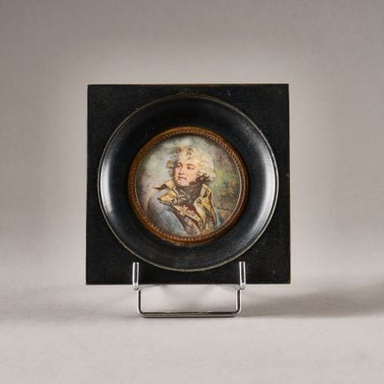DUMONT (19th century).
Bust portrait of a man. 
Ci