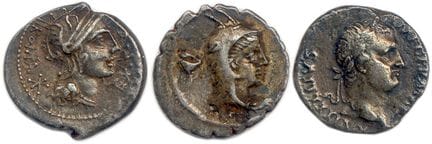 ROMAN REPUBLIC AND EMPIRE, Sergia 116–115.
Set of 