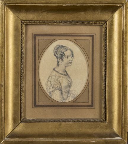 19th-century French school.
Bust portrait of a wom
