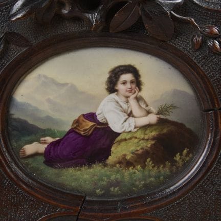 19th-century school, probably Swiss.
Young peasant