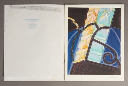 Jacques POLI (1938–2002).
Stained-Glass Compositio