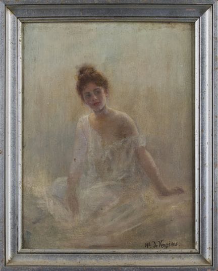 Hippolyte DE VERGESES (1847–1896).
Seated woman in