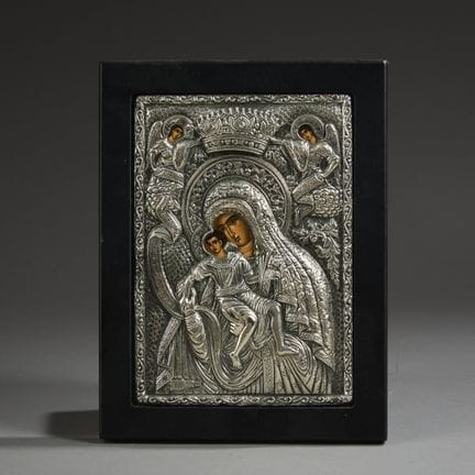 KLARHEIT.
Madonna mit Kind.
Signiertes Ölgemälde a