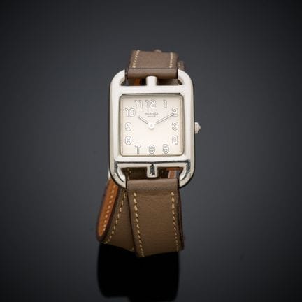 HERMES "CAPE COD, Ref.210"
Montre bracelet en acie