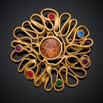 ROBERT GOOSSENS pour YVES SAINT LAURENT.
Broche pe