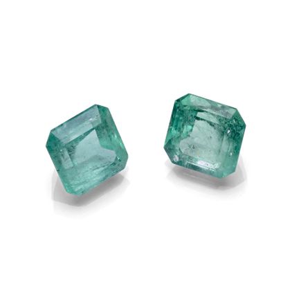Par de esmeraldas
Dos esmeraldas de 1,40 ct (6,61 