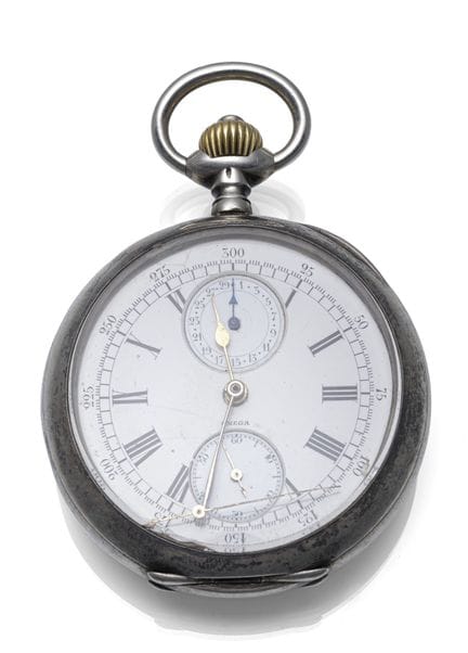 Omega - Taschenuhr mit Chronograph
Schweiz, Anf. 2