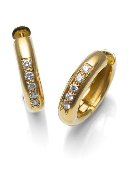 Brillant Creolen
Ø 2,3 cm

750/000 Gelbgold (geste