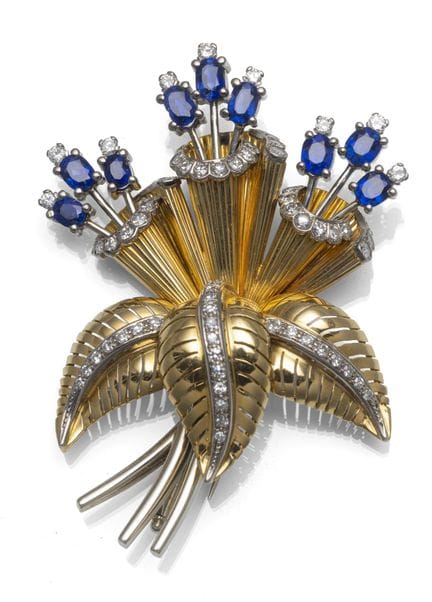 Blumenstrauß-Brosche
1960er Jahre

6,0 x 4,2 cm

7