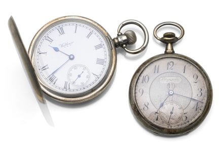 Zwei Taschenuhren "Waltham" und "Elegancia"
Anfang