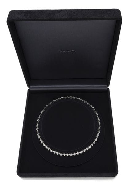 Impresionante collar de diamantes de Tiffany &amp;