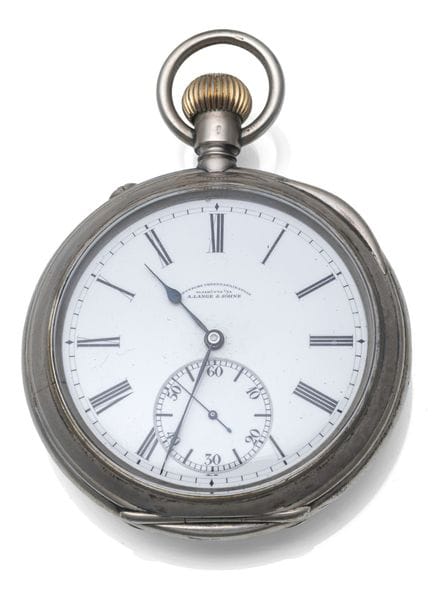 Herren-Taschenuhr
Deutsche Uhrenfabrikation Glashü