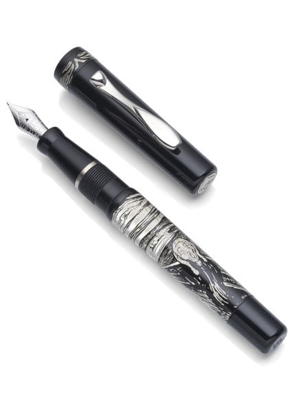 VISCONTI EDVARD MUNCH FOUNTAIN PEN, LIMITED EDITIO