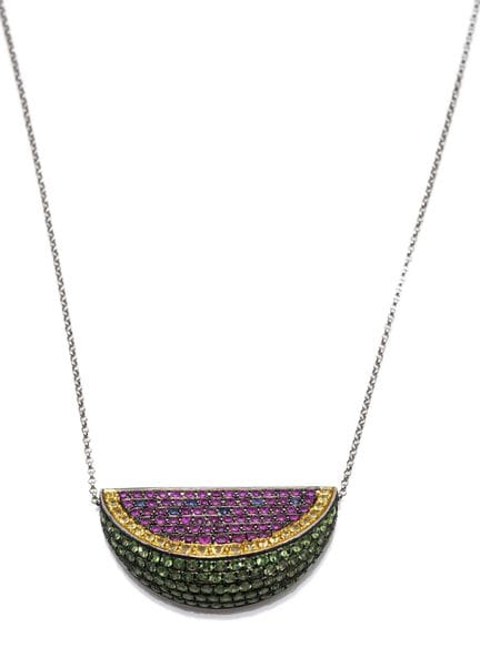 Collar "Sandía
L. 40/45 cm

Oro blanco 750/000 (es