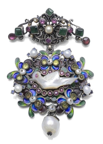 Trachtenbrosche
Deutschland, um 1890/1900

4,7 x 8