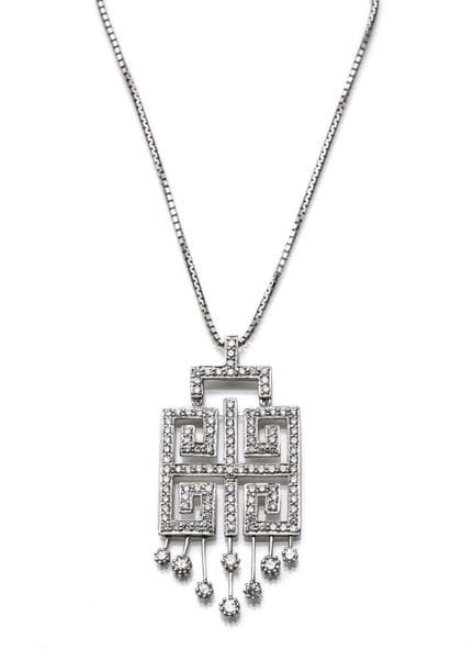 Colgante de diamantes en una cadena veneciana
Ital