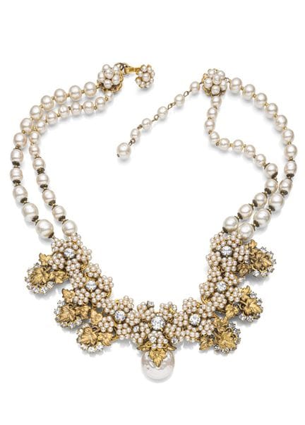 Espectacular collar vintage
Miriam Haskell, EE. UU