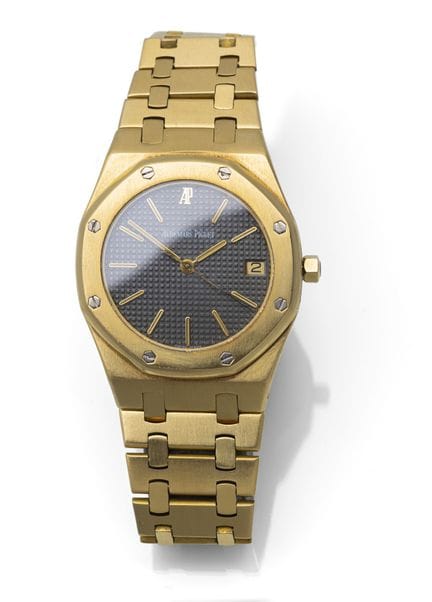 爱彼（AUDEMARS PIGUET）男士腕表“皇家橡树”
瑞士

直径 36 毫米 / 表带长度 