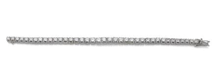 Bracelet « Rivière » en brillants
Longueur : 15/16