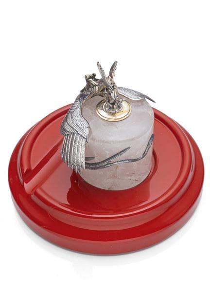 MONTEGRAPPA ETERNAL BIRD PEN HOLDER & INKWELL
Ital