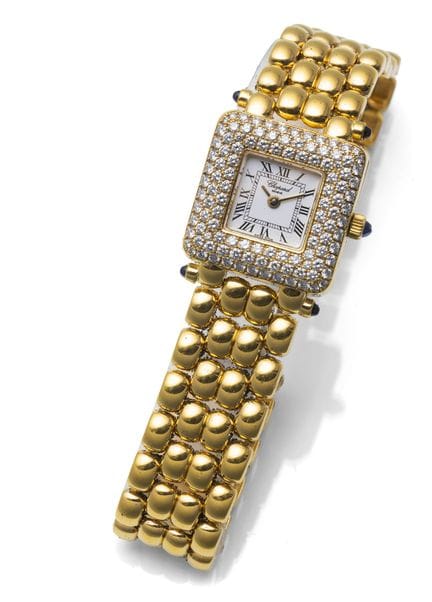 萧邦（CHOPARD）Happy Sport 女士腕表
瑞士，约1998年

2.1 × 2.1 厘