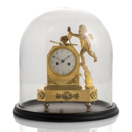 Péndulo en miniatura con Cupido
Suiza, hacia 1800
