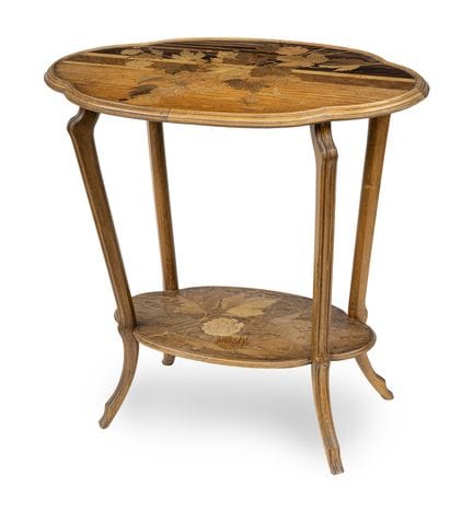 Table d'appoint
France, vers 1900, signée Gallé

H