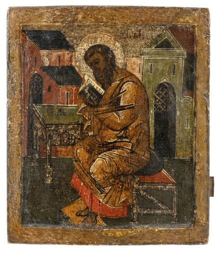 L'évangéliste Matthieu
Russie, vers 1650

44 x 36 