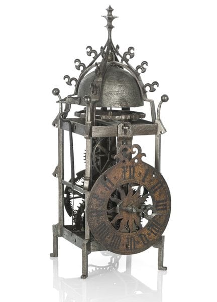 Horloge murale gothique en fer
Suisse, vers 1600, 