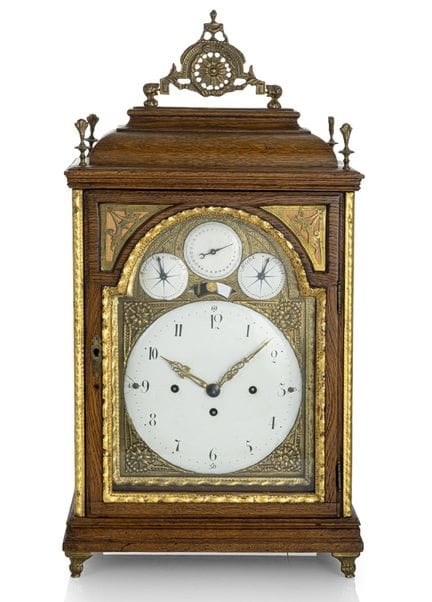 Horloge de table baroque
probablement d'Autriche, 