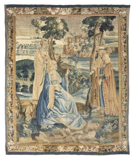 Fragment de tapisserie mythologique
Flandre, XVIIe