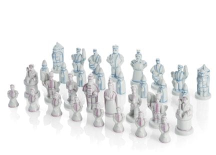 Pièces d'échecs en porcelaine
Herend, XXe siècle


